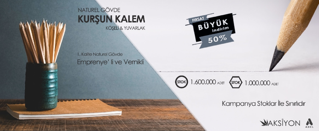 Promosyon Naturel Kurşun Kalem