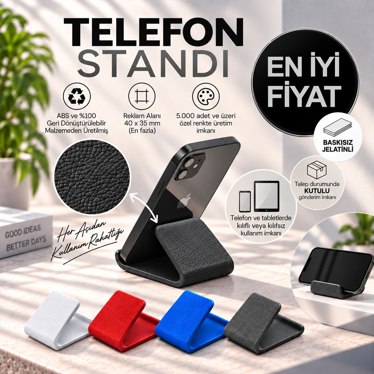 Promosyon Telefon Standı ile Markanız Her Yerde